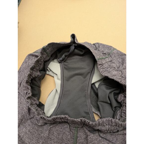 Lululemon Hotty Hot II‎ 4" Short 8 Tall Heathered Lux Gray Gym Running Sporty - Picture 4 of 5